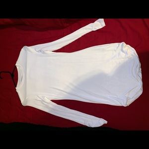 White mini dress